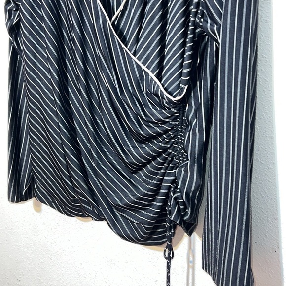 Lane Bryant Womens Wrap Long Sleeve Blouse Size 22/24 - Picture 6 of 12